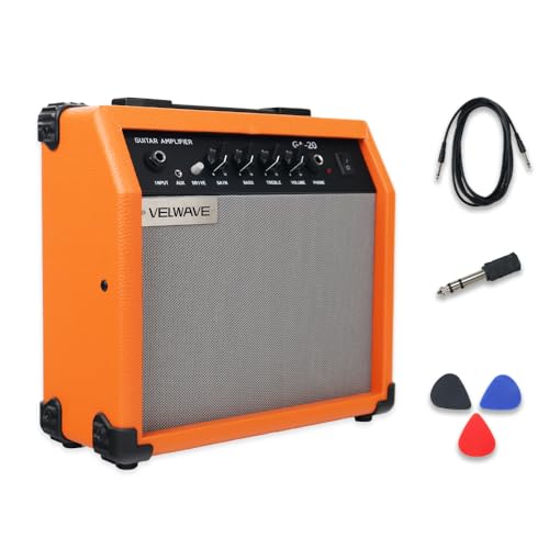 Electric Guitar Amplifier 20W Orange Portable Smart amp 6.5'