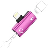 ライトニングイヤホン変換 2in1 MFi認証 Lightning-3.5mm変換アダプター 急速充電+音楽同時 Hi-Fi音質/超小型/合金製 イヤホン・ヘッドホンアダプター ライトニングオーディオイヤホンジャック二股ケーブルiPhone/iPad対応 aux変換|iPhone14/13/12/11/SE/XS/XR対応(バラ色) image