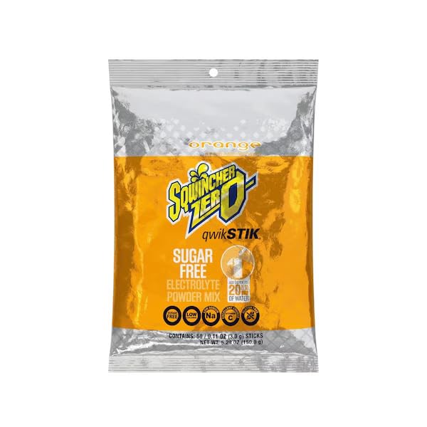 Classic Duo Mix: Qwik-Stik Zero Sugar Electrolyte Powdered Beverage Mix, Classic Duo Pack (Grape & Orange), Sugar-Free Hydration Drink Sticks, 100 Count Bulk Pack image 4