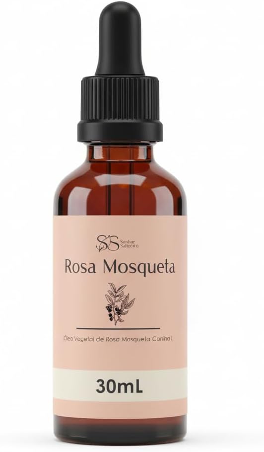 Óleo de Rosa Mosqueta Puro Prensado à Frio Senhor Saboeiro – 30 mL Original Uso Cosmético