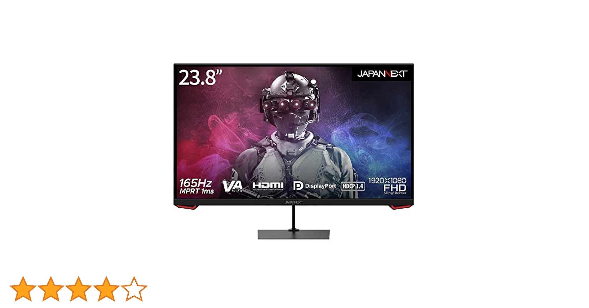 A*L様 JAPANNEXT 23.8インチ 165Hz JN-238Gi165 JAPANNEXT 23.8インチ IPS フルHD(1920x1080)ゲーミングモニター