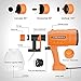 Paint Sprayer, Paint Spray Gun with 6 Nozzles, Spray Paint, 700W Electric Paint Spray Gun, for Home Interior and Exterior/Painting Project/Wall/Fence/Home/Cabinet