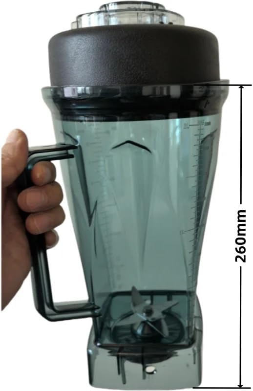 Blender Accessories,Compatible For Biolomux, G5200 G5200 G2001, Compatible For Vitamix, 500 Pro Blender Knife Cup 64 OZ Container With Blade Lid Replace Blender Machine Parts