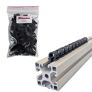 Generisch Kabelclips für Aluprofile Nut 8 (50 Stück)