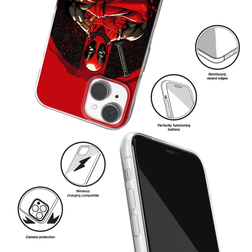 Ert Group Mobile Phone Case For Apple Iphone 14 Original And Officially Licensed Marvel Pattern Deadpool 006 Optimally Adapted To The Shape Of The Mobile Phone, Case Made Of Tpu #TOP2