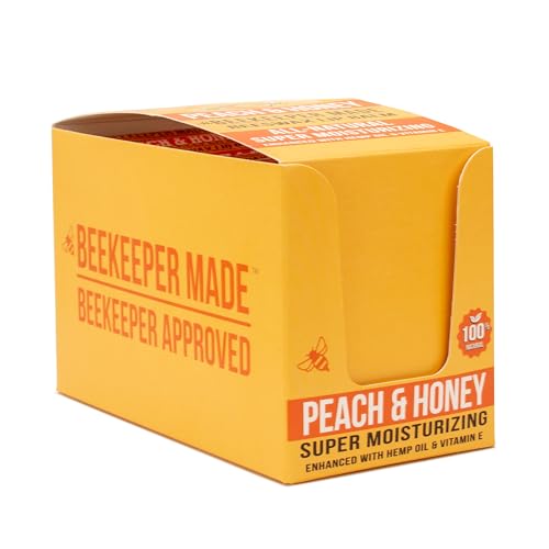 Image of Beeswax Bulk Lip Balm, 40 Count | For Men, Women, and Children. Great for Gifts, Showers, & More (Peach)