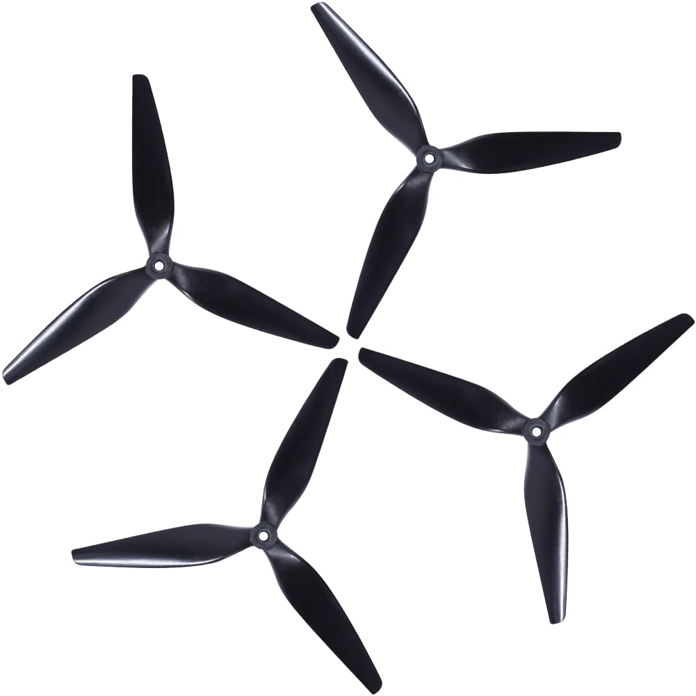 śmigło 10X5X3 1050 3-łopatowe czarne włókno węglowe wzmocnione nylonowe śmigło kompatybilne z RC Multirotor X-Class FPV Long Range Cinelifter część zamienna