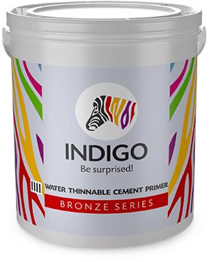 Image of Indigo Water Thinnable Cement Primer Bronze Series | Durable Primer | 20 Liters | White