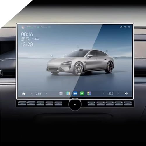 Écran tactile Xiaomi SU7 2024 protégé des rayures grâce au film en verre trempé de bord