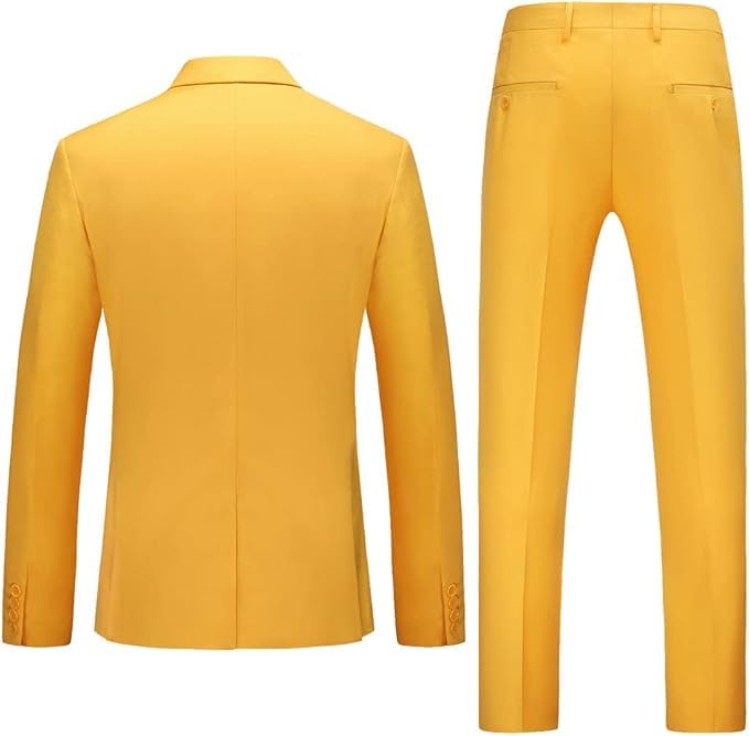 Mens 2 Piece Business Jacket Suits Slim Fit Double Breasted Dress Tuxedo Formal Wedding Party Dinner Blazer Sets2