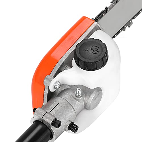 Kerlista, Replacement Parts Polesaw With Bar And Chain Attachment For Attachment Capable String Trimmers, Polesaws, And Powerheads Fits For Hus 128Ld, Most Brushcutters And Powerheads (Black） #TOP5