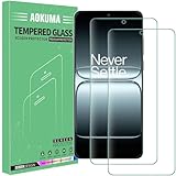 AOKUMA Verre Tremp Oneplus 13T, [Lot de 2] Protection cran Pour One+ 13T [0.26mm] [Extrmement rsistant aux rayures] [Haute dfinition] [Facile  installer] Protections d'cran