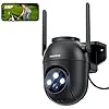 Überwachungskamera Aussen: 2K Kamera Überwachung Aussen Wlan IP Kamera Outdoor Kabel Außenkamera 2,4G/5G WiFi PTZ Homekit Videoüberwachung Outdoor Camera Schwarz mit Automatische Nachverfolgung