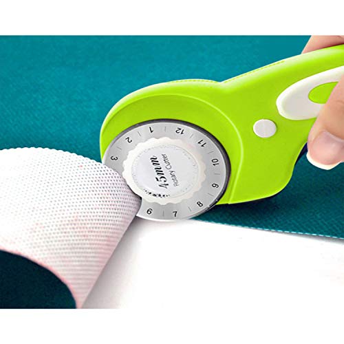 image for srcuit 45mm Rotary Cutter for Fabric with Safety Lock Ergonomic Classi