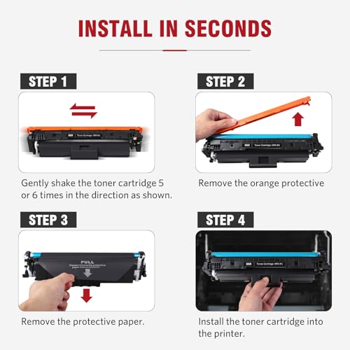 Image of ALLWORK 069 Toner Cartridge (with Chip) Compatible Replacement for Canon 069 069 H Works for Canon Color ImageCLASS MF753Cdw MF751Cdw LBP674Cdw LBP674C MF750C LBP674C Series Printer 1 Pack Black