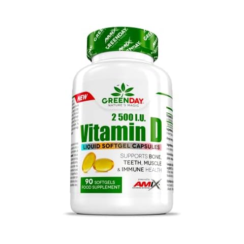 AMIX Vitamin D3 2500 I.U. Life 90 Cápsulas Cover