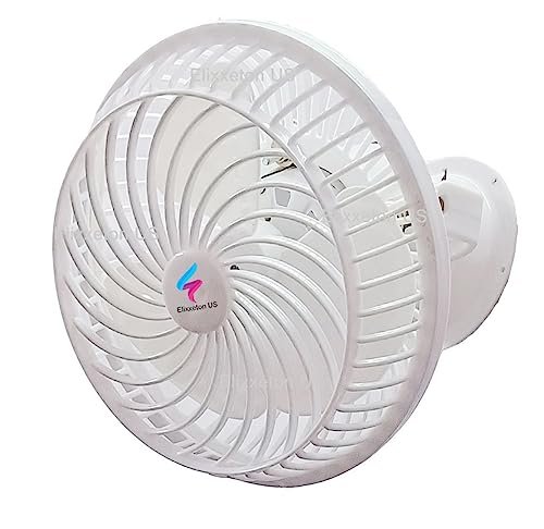 Image of Cabin Fan 9 Inch || 1 Year warranty || High Speed Motor || New HSLV technology || 100% Copper Motor || 1 Year Warranty || Cabin Fan || White || JM730