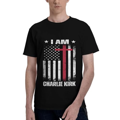 I AM Charlie Kirk Shirt Hero Charlie Kirk Men's T-Shirt Short Sleeve Tees3