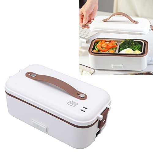 Electrica Hermetica, Lonchera Eléctrica Portatil, 220V Termica Calentador Comida Portatil Extraíble Acero Inoxidable Tartera para Adultos Niños Trabajo Hogar Oficina(220 V)
