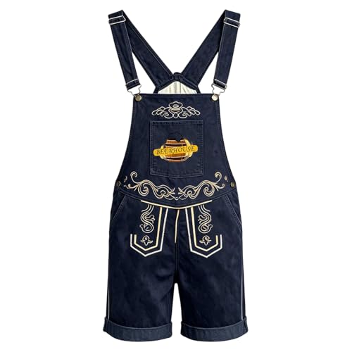 Lederhosen homme marron résistant pour éviter les déguisements de carnaval fragiles
