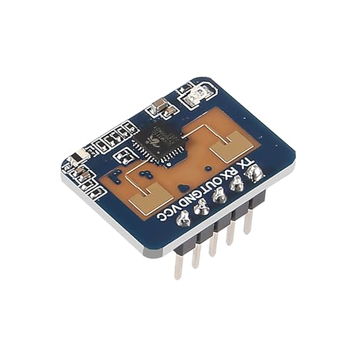 Módulo de sensor de radar LD2410C de presencia humana de 24 GHz con puerto serial 6