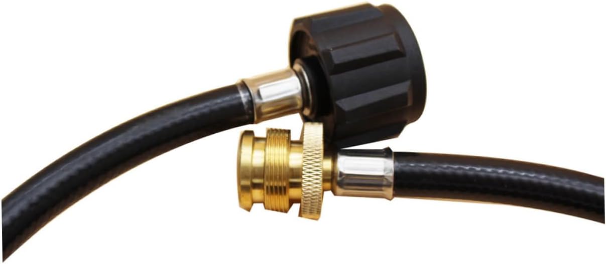 Balacoo 12ft Propane Tank Hose Adapter 1lb to 20lb Tank Converter Propane Adaptor and Gas Qcc1 Tank Converter
