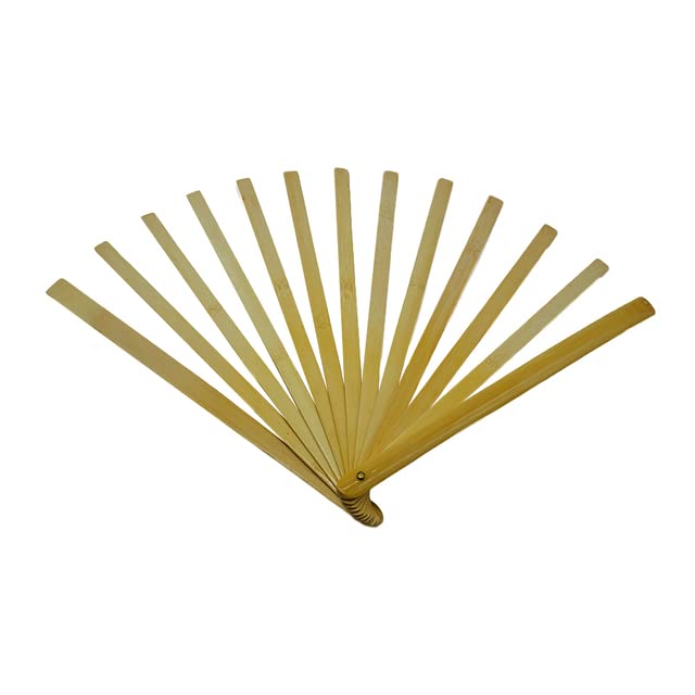 Kit de abanico de plumas de avestruz, 13 varillas de bambú para aficionados a la danza, perfecto para actuaciones, manualidades y eventos