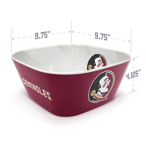 Image of YouTheFan NCAA Florida State Seminoles Large Party Bowl