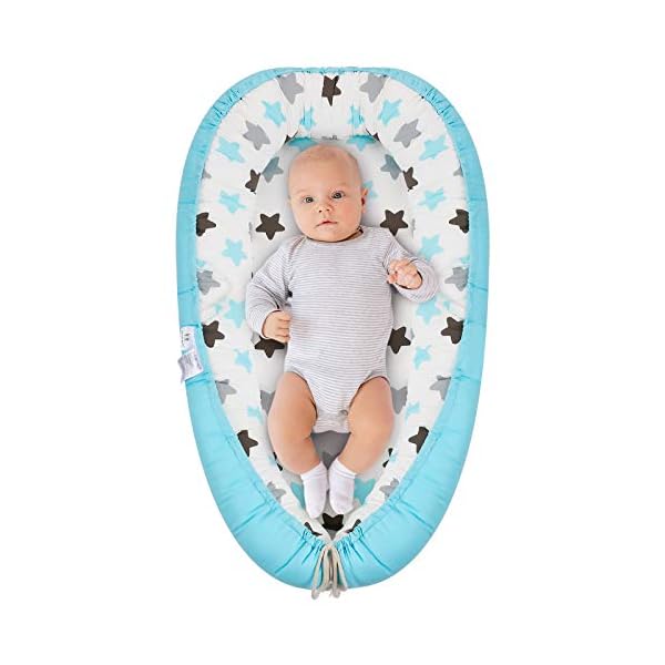 Baby Lounger, Baby Nest and Baby Bassinet, Portable Ultra Soft Breathable Newborn Lounger Crib, Perfect for Co-Sleeping and Traveling