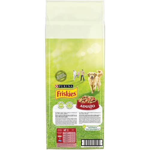 Purina Friskies adulto manzo, cereali e verdure