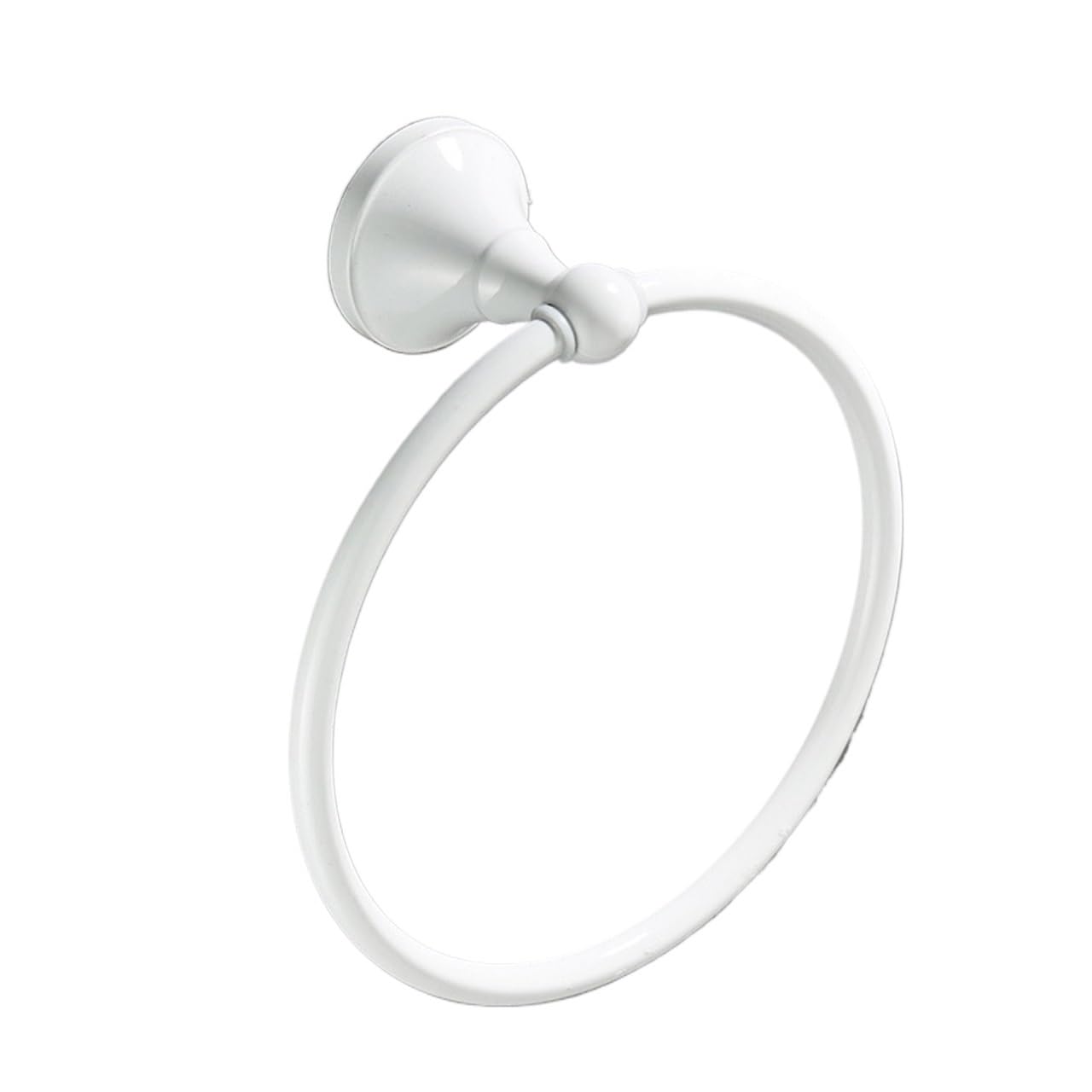 Towel Holder Bathroom accessories towel rack copper Hardware pendant holder hanger White ring(2)
