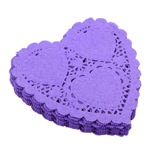 GALPADA 100 Piezas Doilies Decorativos Forma para Absorción de Aceite para Repostería Desechable y Antiadherente para Presentaciones de Comida y Decoración de Mesas