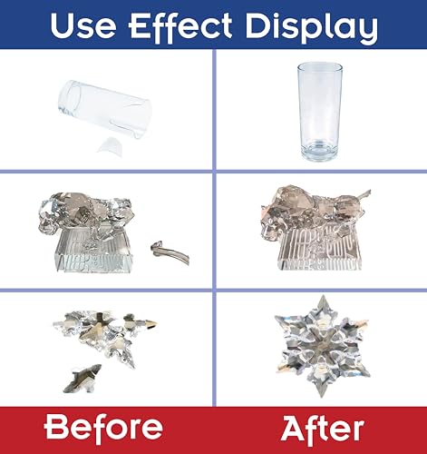 LOOCTOT 30g Glass Glue,Acrylic Adhesive,Super Instant Glue Bonding Between Glasses,Glass and Other Materials,Quick-Dry Waterproof Clear