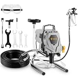 1010W Stand Airless Paint Sprayer, 3000 PSI High Efficiency ...