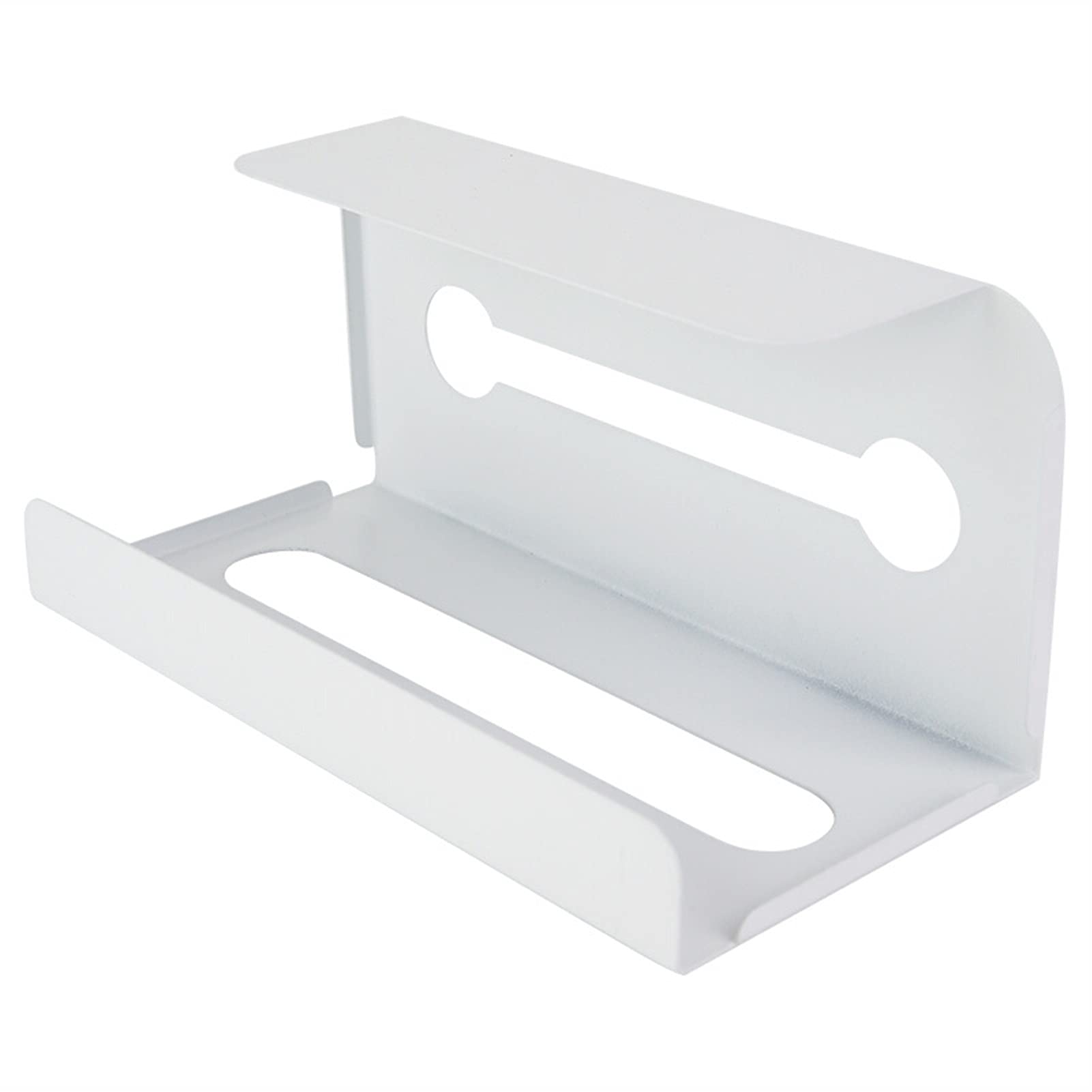 Paper Towel Holder Under Cabinet - Upside-down for Kitchen Creative Wall-mounted Box，Easy to Use(B)