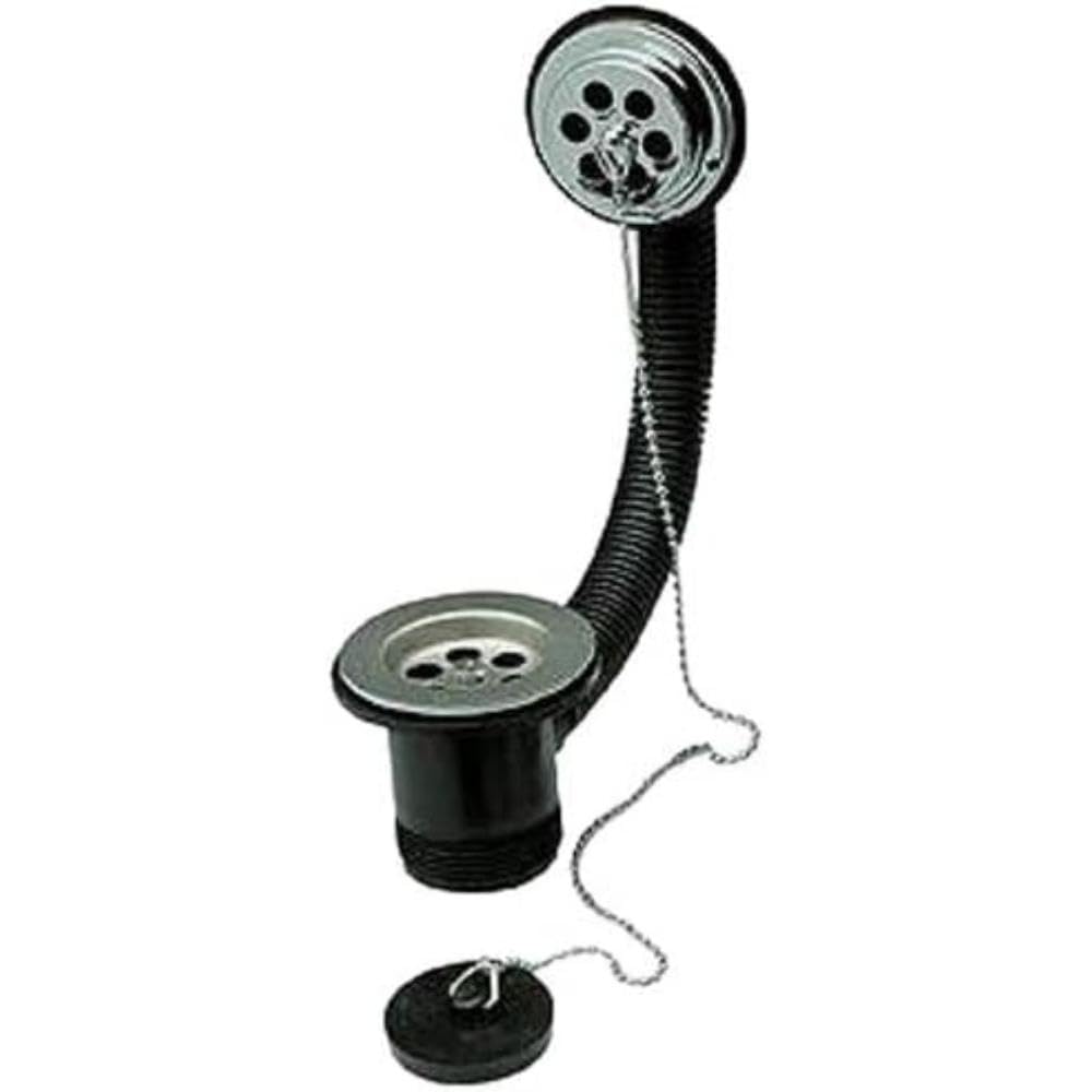 Merriway Merriway® Bh00413 40Mm Combined Bath Waste And Overflow With Plug And Chain
