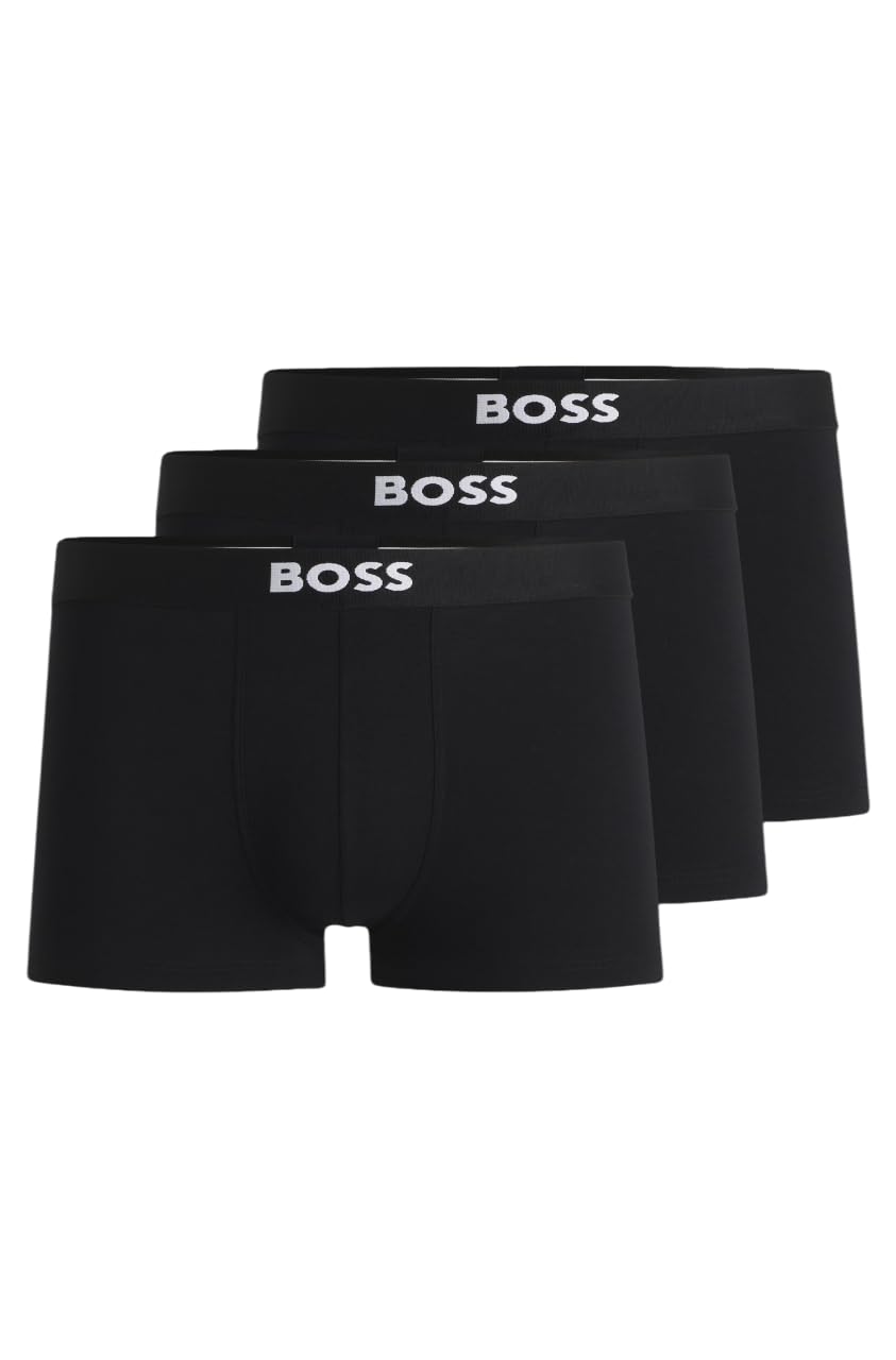 

                                                    BOSS, 3-Pack Logo Icon Trunks, black carbon, M