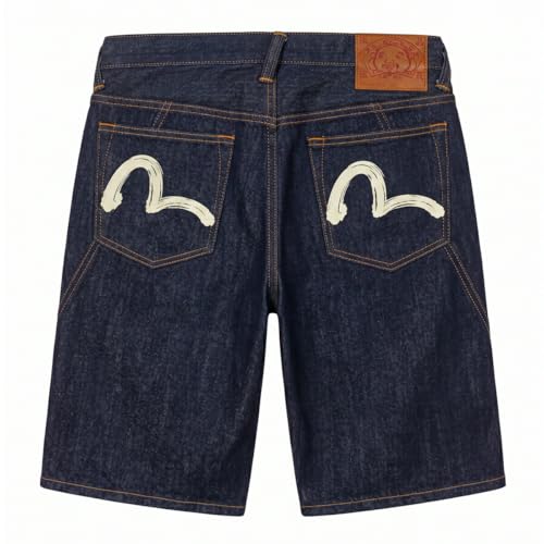 EVISU/エヴィス デニム ウエストポーチ ボディバッグ カモメプリント EVISU エヴィス ボディバッグ ウエストポーチ 5連ポケット カモメ柄