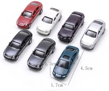 Mini Scale Model Cars 1/87 Ho Scale Parking Scenery Street Layout Sands Table Vehicle 10Pcs Fashion Professionals - 2