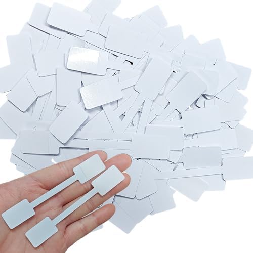 Amazon.com : Acoeitl 400Pcs Large White Blank Jewelry Labels Self ...