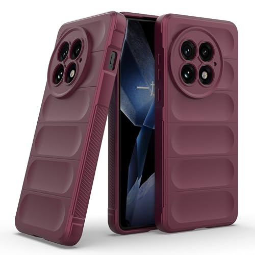 Image of Zapcase Back Case Cover for OnePlus 13 5G | Compatible for OnePlus 13 5G Back Cover | Liquid Silicon Magic Case with Camera Protection | Plum