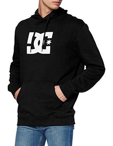 DC Shoes Star-Sudadera con Capucha para Hombre, Black, S