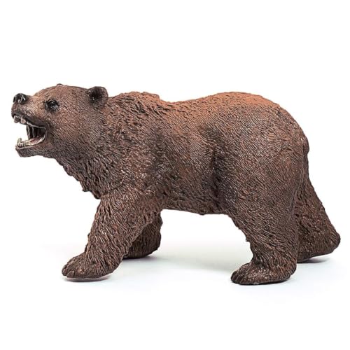 Image of FUNFOB Bear Toy Figure Width-10cm Bear Statue Toys for Kids & Adults PVC Multicolour | Animal - Be ar