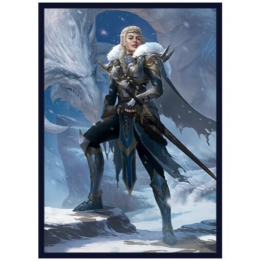 Fantasy North - Nala Tolbryth - Dragon Knight Dormyr - 100 Smooth Matte TCG Trading Card Sleeves -