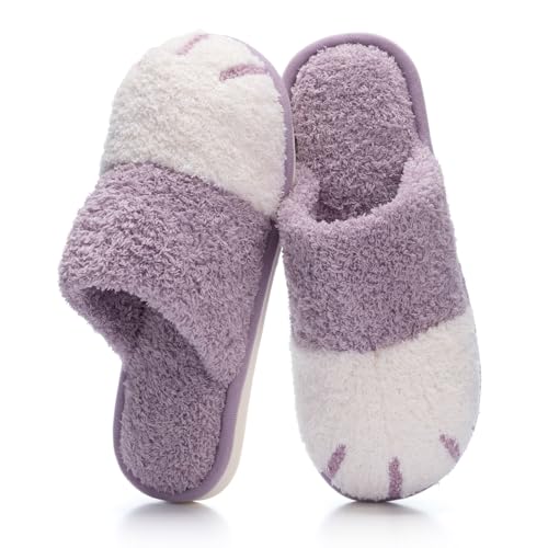Ya en mundofriki.es: GOEWY Zapatillas de Casa para Mujer Invierno - Pantuflas Abrigadas con Diseño de Huellitas de Gato, Suela Antideslizante de Espuma Viscoelástica - Ideal para Mujeres, Mamá o Novia