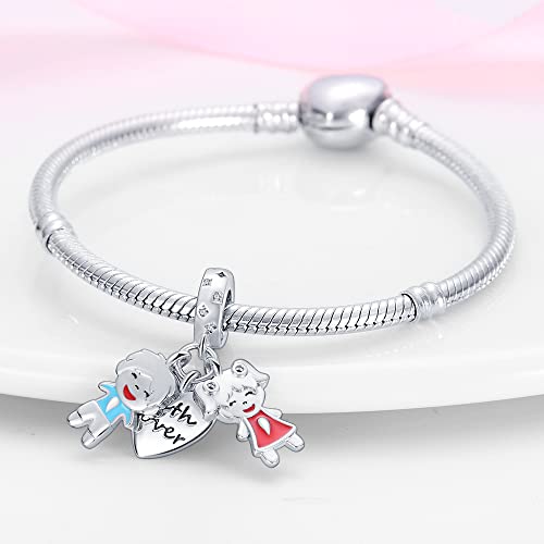 Pandach 925 Sterling Silver Dangle Charm Clear Cz Charms Fit Charms Bracelet Snake Chain And Necklace For Women And Girl #TOP1