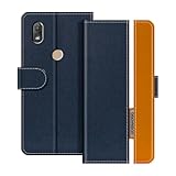 UOGNADGD Étui en Cuir Compatible avec Wiko View 2 Coque Portefeuille avec Fermeture magnétique Support intégré et emplacements Cartes (Bleu) UOGNADGD Étui en Cuir Compatible avec Wiko View 2 Coque Portefeuille avec Fermeture magnétique Support intégré et emplacements Cartes (Bleu)