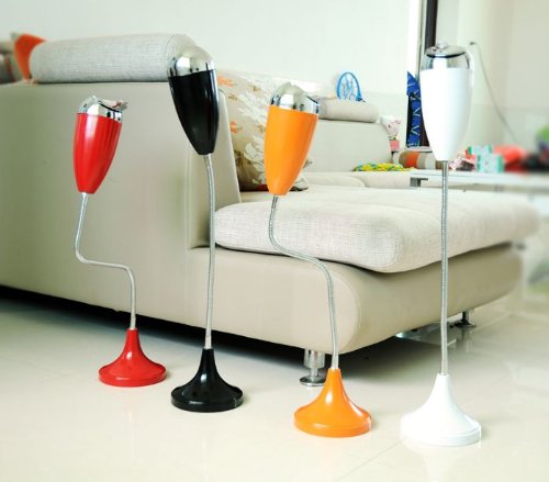 Cendrier portable de table et balcon Mesto orange en métal pliant pour extérieur