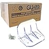 20 Pack Snow Guards for Metal Roofs with Screws – Heavy-Duty Polycarbonate Snow & Ice Stops with Neoprene Washered Screws – Prevent Roof, Gutter & Property Damage | Made in USA