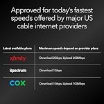 NETGEAR Nighthawk DOCSIS 3.1 Mid/high-Split Cable Modem (CM3000) – Approved for Today’s Fastest Speeds - Works with All Providers Incl. Xfinity, Spectrum, Cox - for Plans up to 2.5Gbps - Image 3